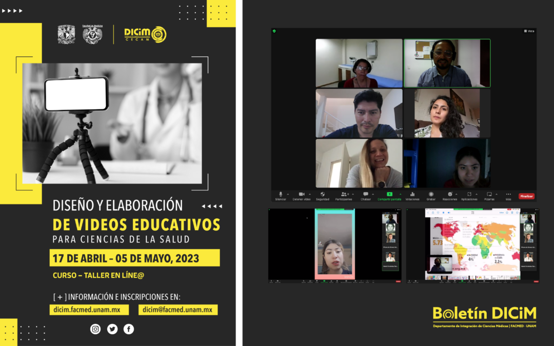Curso de Diseño y Elaboración de Videos Educativos para Ciencias de la Salud | 2023